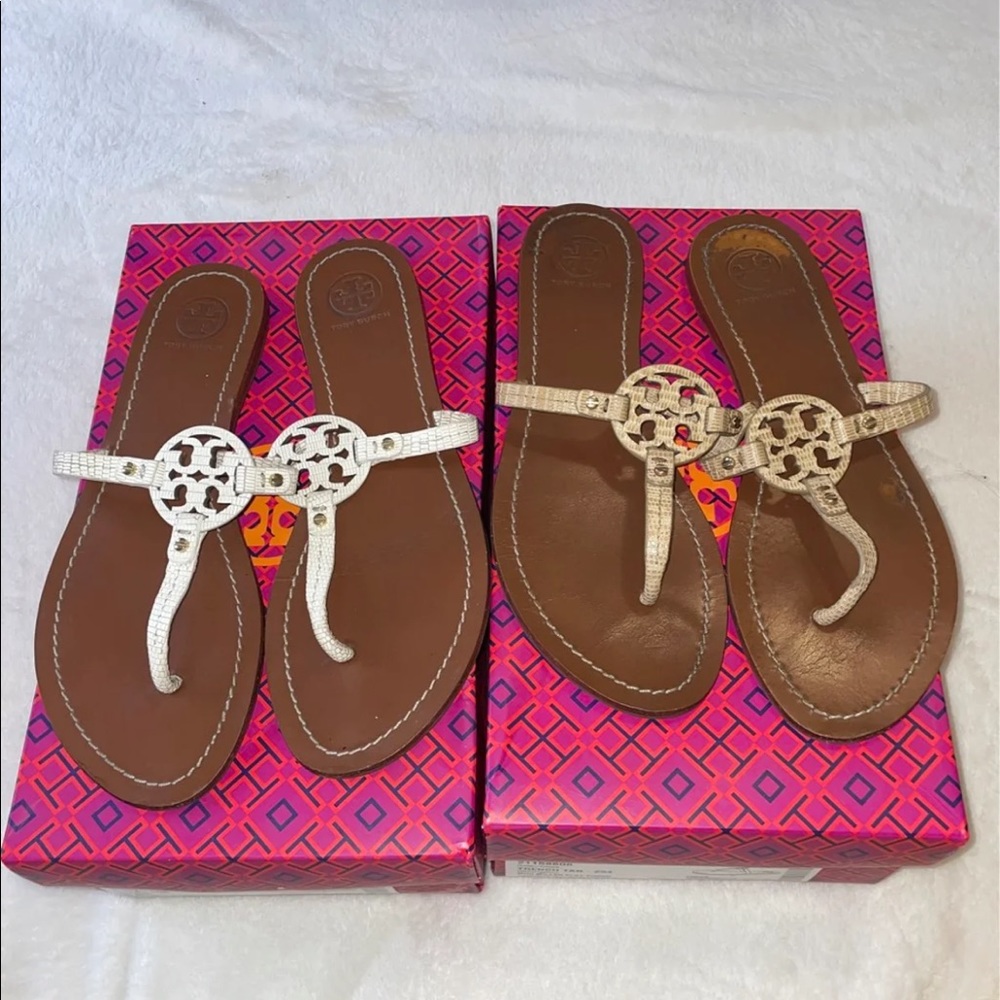 Sold Tory Burch 2 pairs of sandals